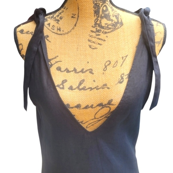 Magali Pascal 100% Linen Midi Dress Size S - Picture 5 of 16